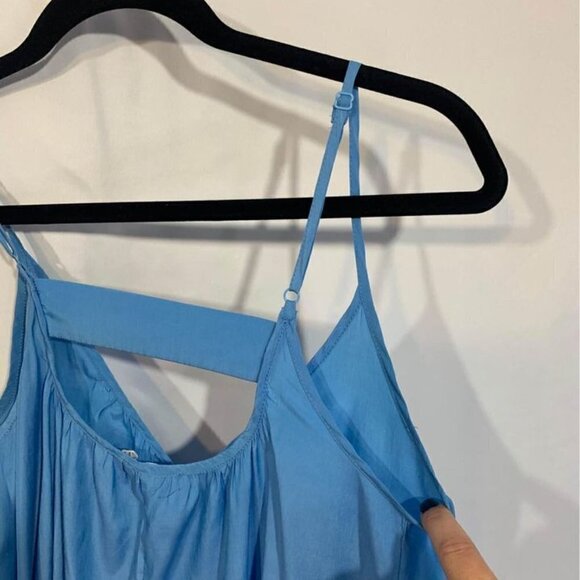 WOMAN’S lightweight sundress/swimsuit cover up. Bright blue. Size 4. Gorgeous ba - Picture 6 of 7